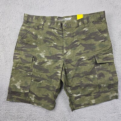 Carhartt Shorts Camo Green Mens 42 Rugged Flex Canvas Cargo 11 L