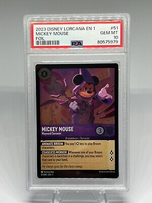 PSA 10 - Disney Lorcana Mickey Mouse PSA 10 - Disney Lorcana Mickey Mouse