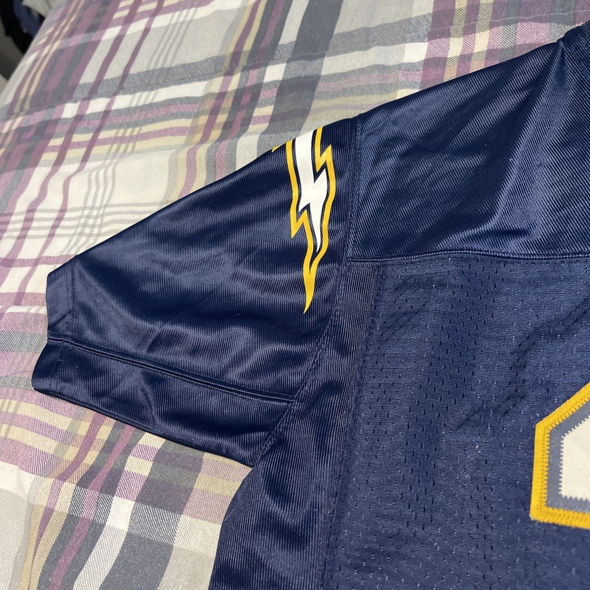 Youth L San Diego Chargers Ladainian Tomlinson Navy Blue Reebok