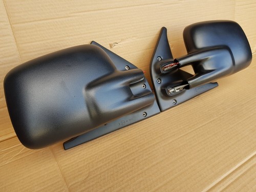VW T4 Transporter Caravelle Cab Door Wing Mirror Matched Wide Symmetrical Pair - Picture 3 of 12