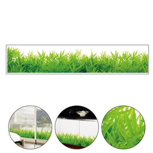 Fresh Green Grass Wall Stickers PVC Waterproof DIY Removable Decals Murals OK - Picture 8 of 8