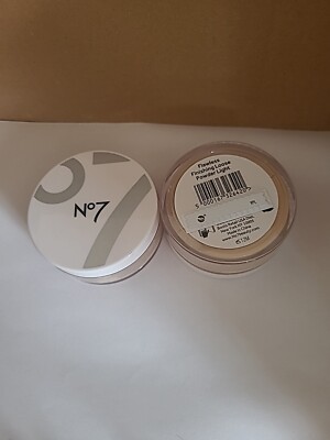 2x No7 Flawless Finishing Loose Powder Full Size 13g - Light - Brandneu