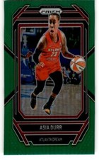 2023 Panini Prizm WNBA Green #13 Asia Durr Prizm Atlanta Dream