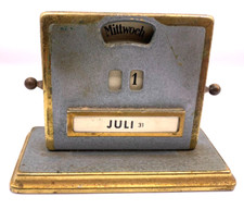 Jakob Maul Petrol Perpetual Calendar-Vintage Dest Accessory-Collector’s Item