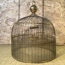 Antique Hendryx Birdcage New Haven Connecticut NO BOTTOM INV-BC16