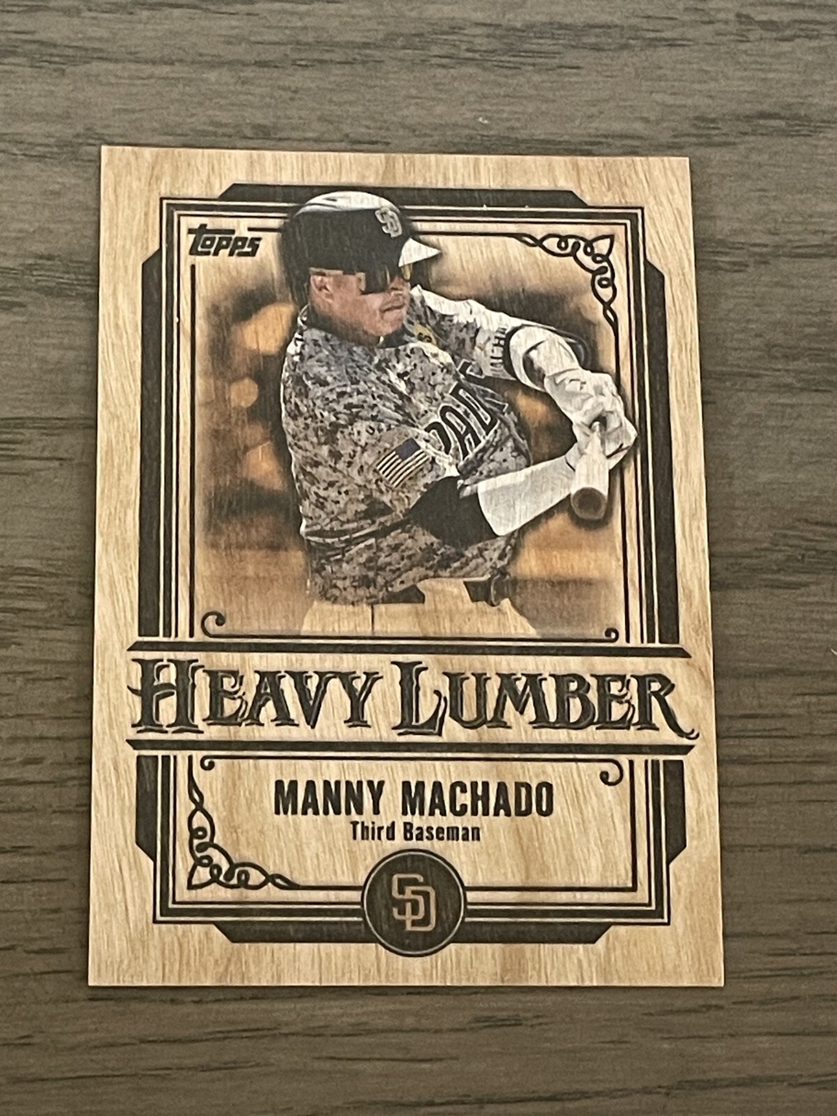 2025 Topps Heavy Lumber Manny Machado #HL-33 San Diego Padres