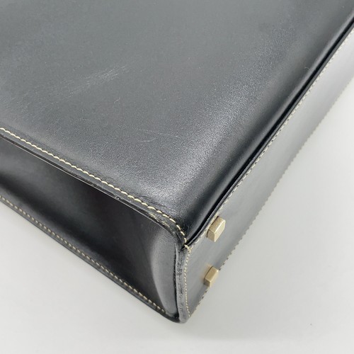 Echte Gucci ineinandergreifende Ledertasche schwarz 0014218 Businesstasche mit Spiegel/Schlüssel NS041257 - Bild 11 von 20