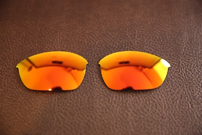 PolarLens POLARIZED Fire Red Iridium Replacement Lens for-Oakley Half Jacket 2.0