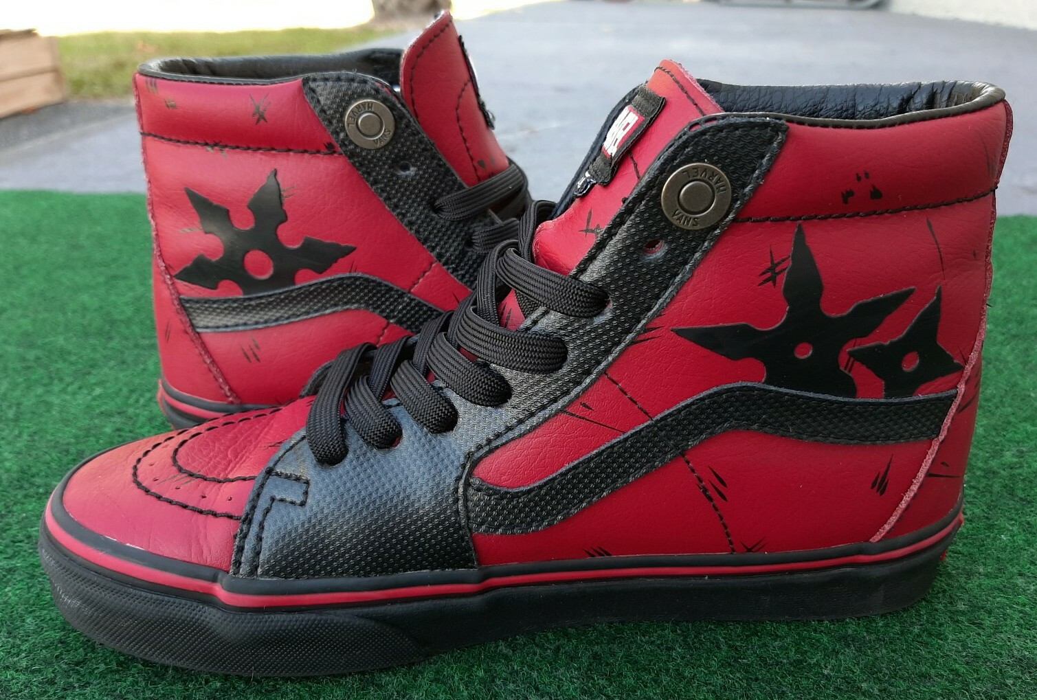 vans deadpool high tops