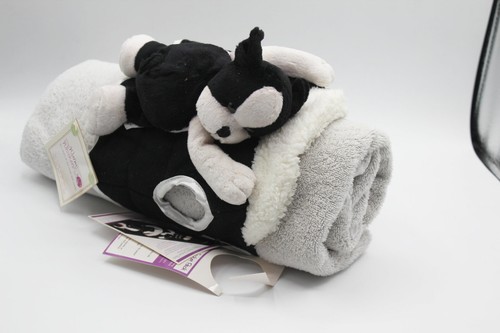 WARM WHISKERS XSMALL DOGGY BACK JACKET PACK WITH TAGS BLACK & WHITE 2008 - Picture 2 of 4