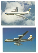 Boeing 720 b Jet Aircraft Postcards Lufthansa Airline Aviation