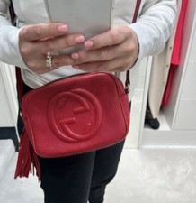Gucci Original soho disco bag red