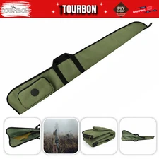 TOURBON Shotgun Bag Soft Carry Case Ammo Side Pouch No-Scope Rifle Storage Nylon