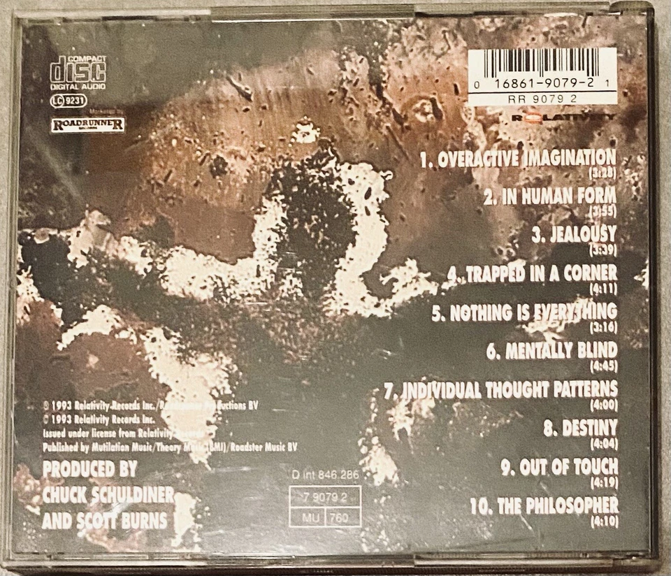 DEATH • Individual Thought Patterns • 1993 FIRST PRESS • NEW / MINT !!! - Bild 3 von 3