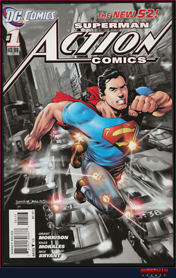 ACTION COMICS #1 NEW 52 (2011) 3RD VARIANT LOW PRINT SUPERMAN
