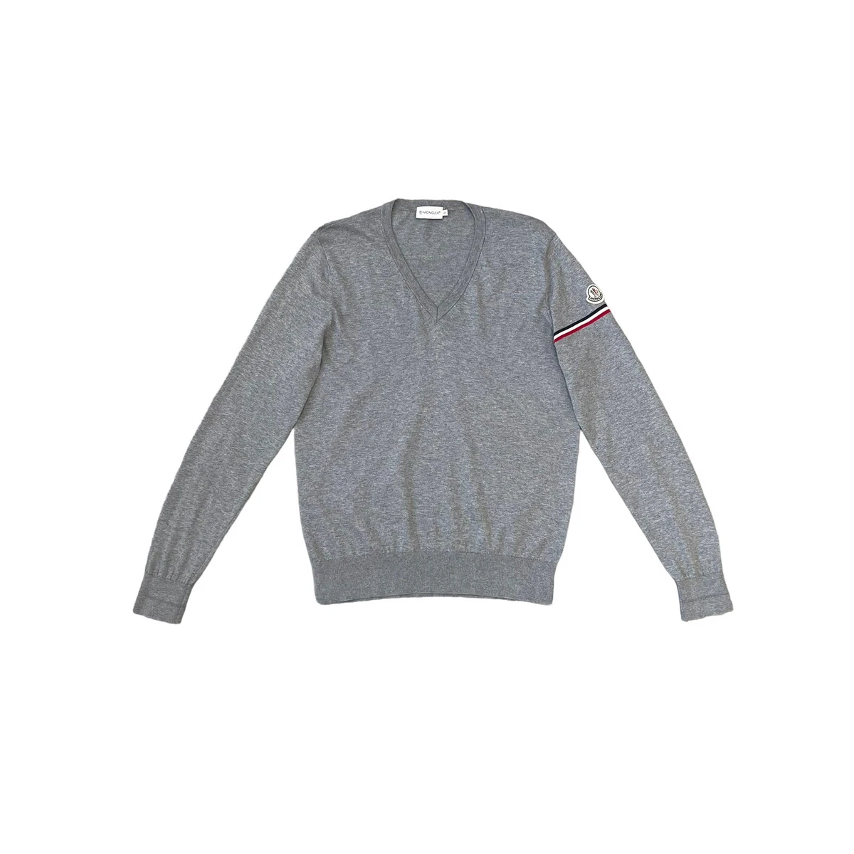 Moncler Maglione Tricot Scollo A V Pullover Size S