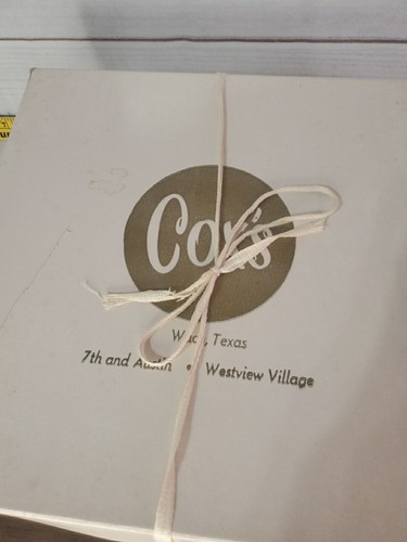 Vintage 60er 70er Jahre Paisley Turban Mütze plissiert Kopf Wrap Cox's Waco, TX - Bild 10 von 11
