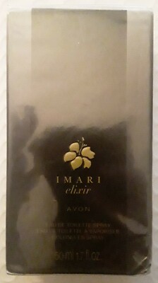 AVON IMARI ELIXIR EAU DE TOILETTE SPRAY 1.7 FL OZ -New but Box has corner damage