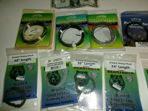 Lot of 13 Assorted Sink Head, Mini-Head Kit. Etc. Fly Fishing - NOS* - Picture 4 of 5
