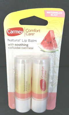 Carmex Lip Balm Stick Comfort Care With Colloidal Oatmeal Watermelon Blast NEW