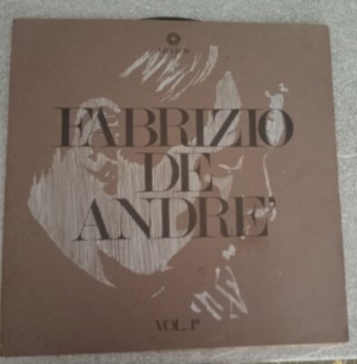 FABRIZIO DE ANDRè - VOL. 1 - Disc defekt POOR, COVER VG++