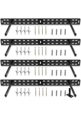 4x22-Inch Hidden Floating Shelf Brackets Support For Wood Shelves 6 inch Rods