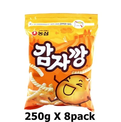 Korean Snack NongShim Gamjakkang(Potato Taste) 250g x 8Pack BIG SIZE