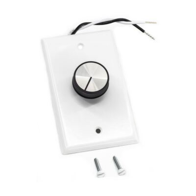 Wall Mounted Fireplace Blower Rheostat Variable Speed Controller w/ Cover Plate