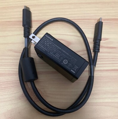 Original AC-5VJ USB Charging Charger For Fuji Fujifilm X-T5 X-H2 X-H2s X-S10