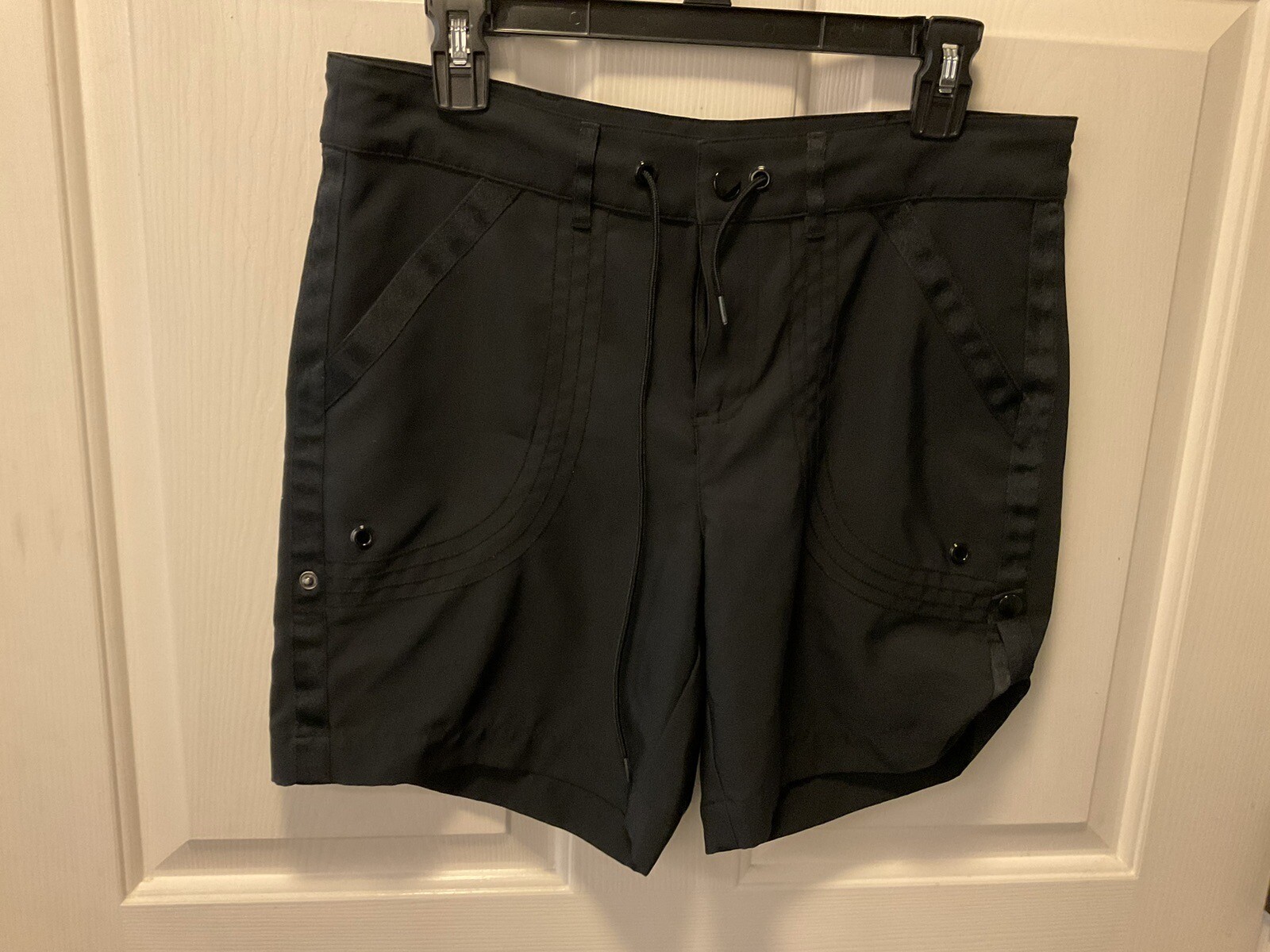 Jag Black Shorts EUC 100% Polyester Patch Pockets… - image 3