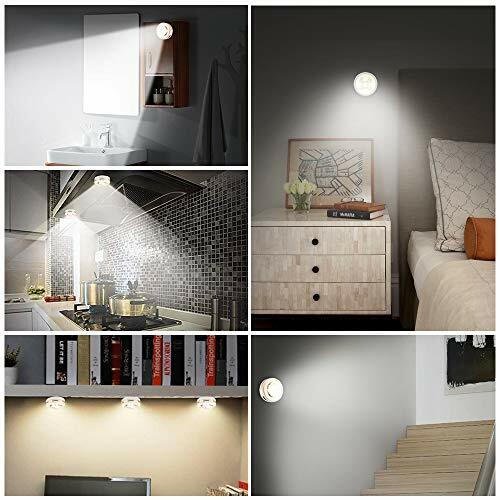Kabellose LED-Puck-Leuchten mit Fernbedienung 6er-Pack LED-Unterschrankbeleuchtung Pu - Bild 7 von 7