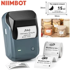 NIIMBOT B1 Label Maker Machine with Tape Portable Bluetooth Thermal Printer