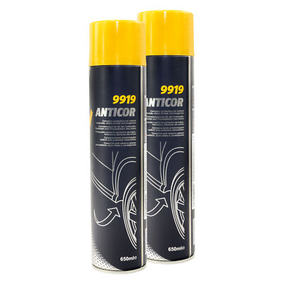 Unterbodenschutz Spray 2 X 650 ml MANNOL 9919 Hohlraum Versiegelung Steinschlag