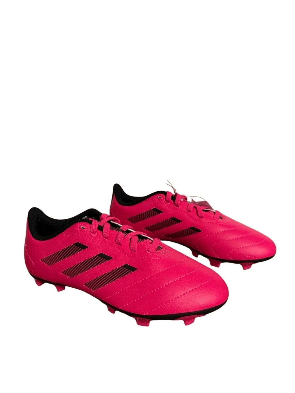 Scarpe da calcio Adidas Youth Goletto VIII nuove da terra rosa nere taglia 4