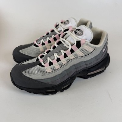 Nike Air Max 95 PRM Gunsmoke Pink Foam Mens 8.5 CJ0588-001 Black Grey Sneakers