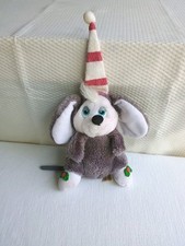 Vtg Applause Christmas Sugarplum Mouse 6" Plush 1987 Nightcap Stuffed Animal Toy