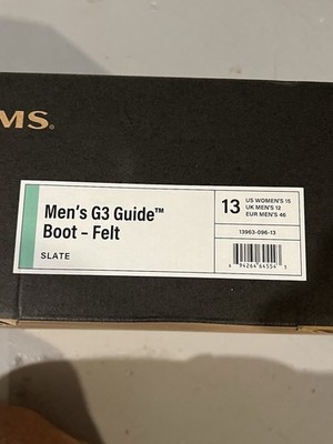Simms G3 Guide Wading Boots Size 13