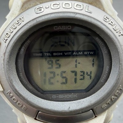 Casio G-Shock GT-008 Watch Men 47mm Digital White Alarm Chrono New 