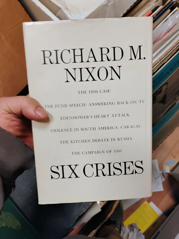 RICHARD NIXON - SIX CRISES - SIGNED by Richard & Pat ! American 37th President - Image 4 of 4