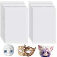 10 Pcs 0.5mm Fursuit Eye Mesh White PVC Mesh Sheet 11.8"x7.87"