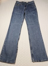 Vintage Levis 517 Boot Cut 33x33 Made In USA MAY 2000 Blue Medium Wash