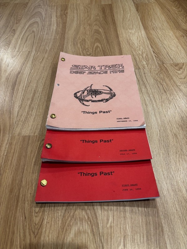 Star Trek DS9 - Original Scripts - "Things Past" 1st, 2nd & Final Draft