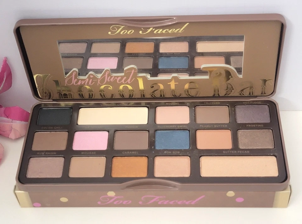 TOO FACED Semi-Sweet Chocolate Bar Eyeshadow Collection 16 Shades - Image 2 of 4