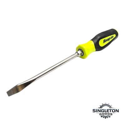 Snap-on Tools NEW SGD6BHV 5/16'' Flat Tip Head Hi-Viz Soft Grip Screwdriver USA