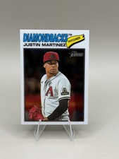 2026 Topps Heritage Justin Martinez Chrome 263 Base Parallel Diamondbacks AR1