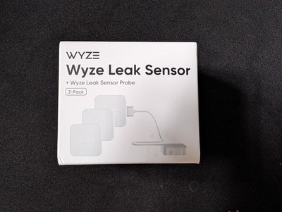Wyze Leak Sensor 3-Pack with Single Probe - Requires Sense Hub for Alerts