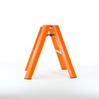 Lucano step stool Slim Design 2step Orange Folding Lightweight Aluminum Ladder
