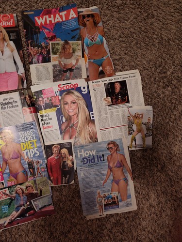 Britney Spears Shape/InStyle Magazines June 2013 Jan 2014 + Clippings 2010s 20s - Picture 9 of 9