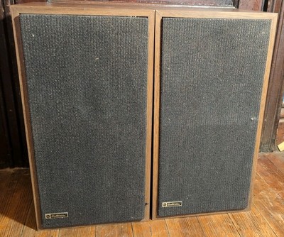 Retro 1960's-1970's Pair Electro-Voice E-V Thirteen Speakers Stereo Wood VTG