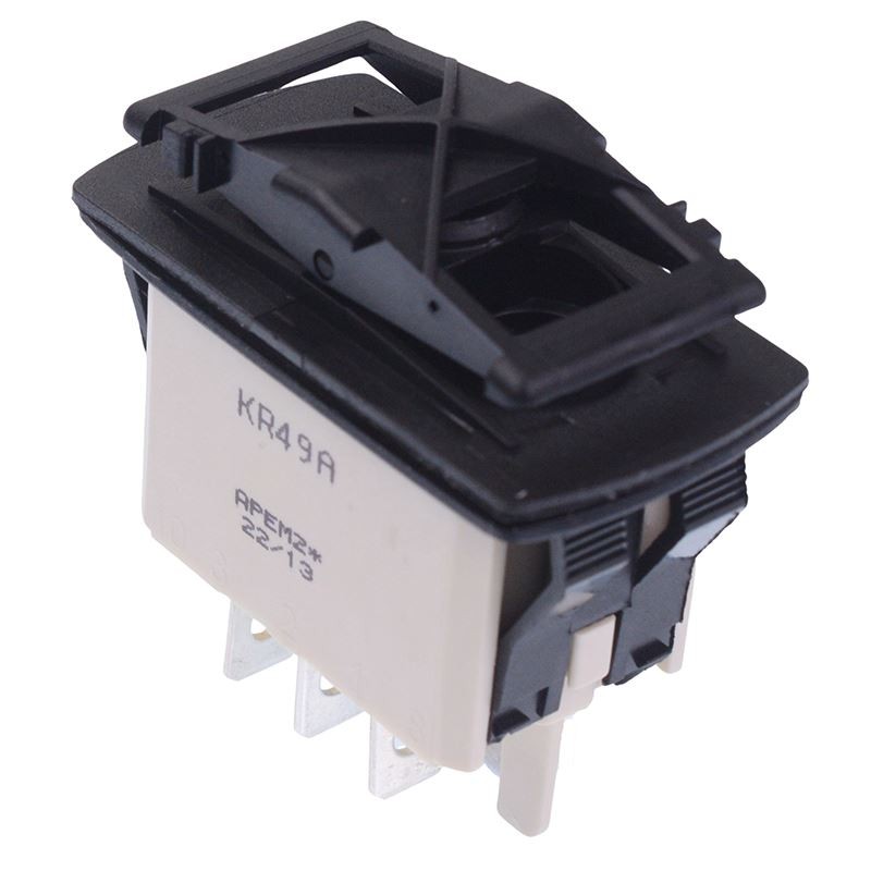 KR49CAKXXG APEM On-Off-On Auto Rocker Switch DPDT IP68